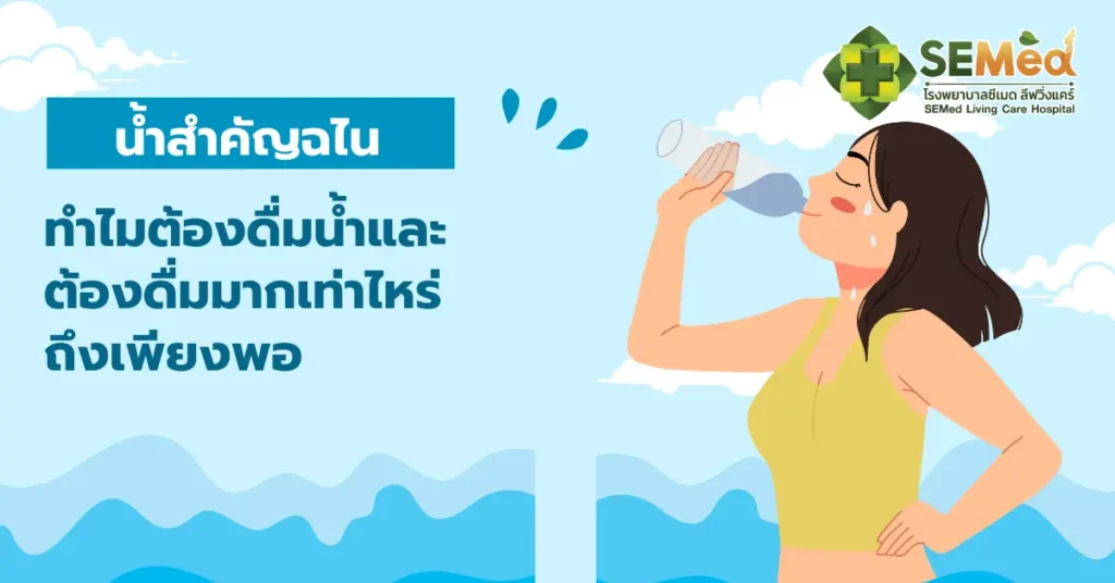 ดื่มมากเท่าไหร่ถึงเพียงพอ